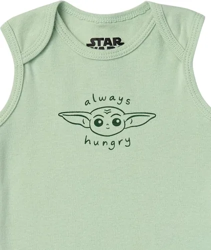 Miniatura 5 de Tienda Essentials Disney Star Wars - Body unisex sin mangas para bebés, paquete de 6