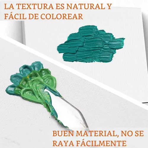 Miniatura 5 de 3 paquetes de lienzos para pintar con paquete múltiple 11x14, 5x7, 8x10, lienzo para pintar con pintura al óleo y acrílica