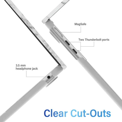 Miniatura 24 de IBENZER Funda para MacBook Air de 13 pulgadas 2026 2025 2024 2023 2022 M4 A3240 M3 A3113 M2 A2681, funda rígida con cubierta de teclado ScreenFilm