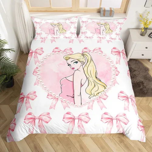 Miniatura 19 de Juego de funda de edredón de pingüinos de dibujos animados para niños, tamaño King, bonito juego de ropa de cama de animales de poste ártico