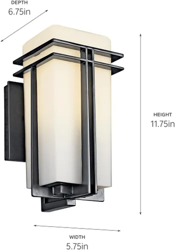 Miniatura 8 de Kichler lighting tremillo linterna luz de pared para exterior