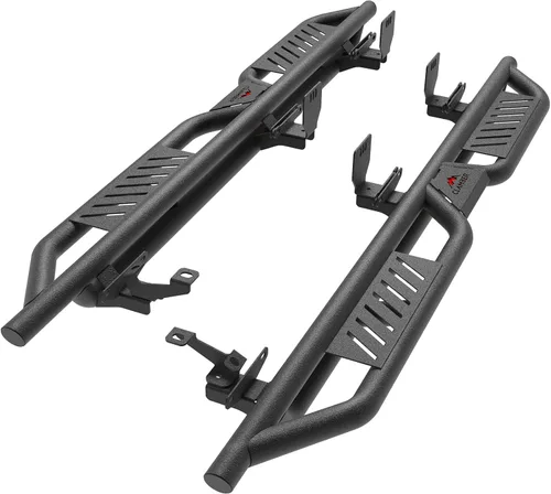 Miniatura 7 de CLAMBER Estribos para Ford Bronco 2021-2025 de 2 puertas (no para Bronco Sport), barras Nerf de servicio pesado negras texturizadas de 5.2 pulgadas