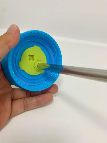 Miniatura 4 de Pajitas de repuesto de metal compatibles con vaso de acero inoxidable Owala Kids con aislamiento térmico de acero inoxidable de 12 oz/15 onzas