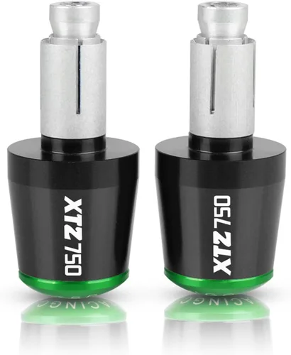 Miniatura 8 de Motocicleta para XTZ750 XTZ 750 1989-1996 1995 1994 1993 7/8 pulgadas 0.866 in Motocicletas Agarres de mano Manillar Tapón Tapón de manillar Azul