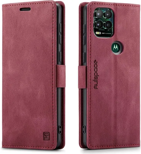 Miniatura 10 de HAII Funda para Moto G Stylus 5G 2021, de piel sintética, con tarjetero y soporte, cierre magnético, a prueba de golpes, para Motorola Moto G Stylus