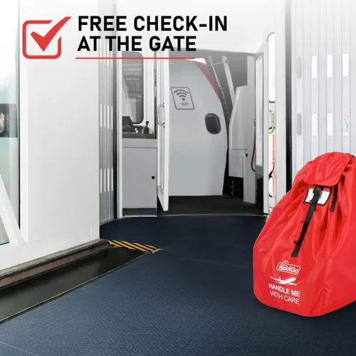 Miniatura 9 de Bolsa de viaje para asiento de automóvil para avión Bolsa de control de puerta de aeropuerto aprobada por bolsa de viaje de asiento infantil