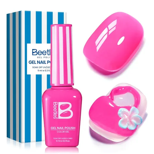 Miniatura 30 de Beetles - Lámpara de uñas LED UV, luz de uñas blanca caramelo con 3 temporizadores de 30/60/90 segundos y pantalla de cuenta regresiva para esmalte