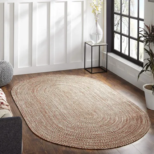 Miniatura 27 de Superior Alfombra de área grande para interiores y exteriores, reversible, trenzada, decoración del piso del hogar para sala de estar, cocina