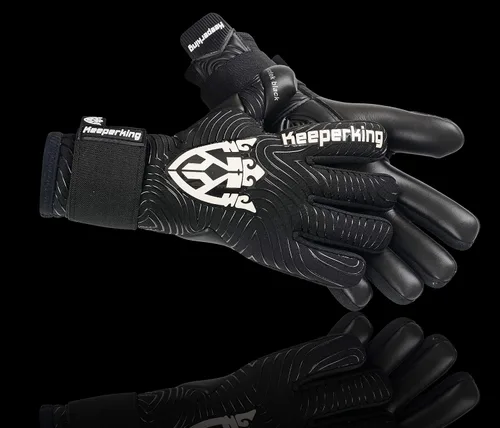 Miniatura 6 de Keeperking Guantes profesionales de portero de fútbol para niños, chicos, jóvenes, adultos, hombres, guantes de portero de fútbol con agarre fuerte