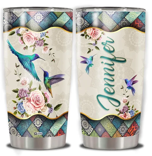 Miniatura 18 de WAZONE Vaso de dragón personalizado con tapa, diseño de nombre personalizado, 20 onzas, 30 onzas, doble pared al vacío, taza aislada de acero