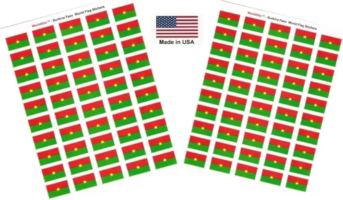 Miniatura 245 de 100 calcomanías de la bandera de Alaska; 1.5" x 1" hechas en Estados Unidos, calcomanías autoadhesivas de la bandera del estado para álbumes