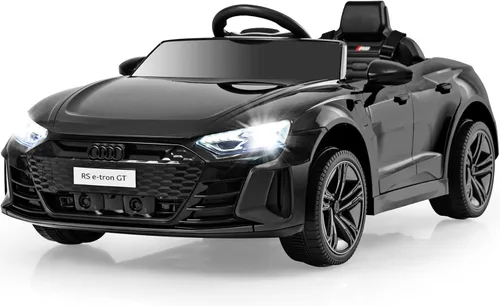 INFANS Auto de Paseo para Niños de 12 V, Vehículo Eléctrico con Licencia Audi RS e-tron GT con Control Remoto, Juguete con Batería para Niños