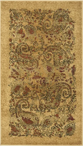 Miniatura 13 de SAFAVIEH Lyndhurst Collection - Alfombra redonda de 7 pies, color beige y multicolor, diseño tradicional de cachemira, no desprende pelusa