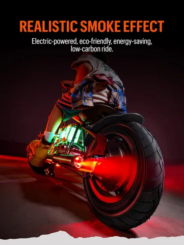 Miniatura 6 de Bicicleta eléctrica Hyper GoGo para niños – Bicicleta eléctrica para niños con luces ambientales coloridas, 3 modos de velocidad hasta 10 MPH, 60