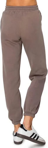 Miniatura 13 de Cali1850 Pantalón deportivo Cloud Nine Fleece para mujer, cintura alta, ajuste holgado, dos bolsillos, cintura elástica con cordón