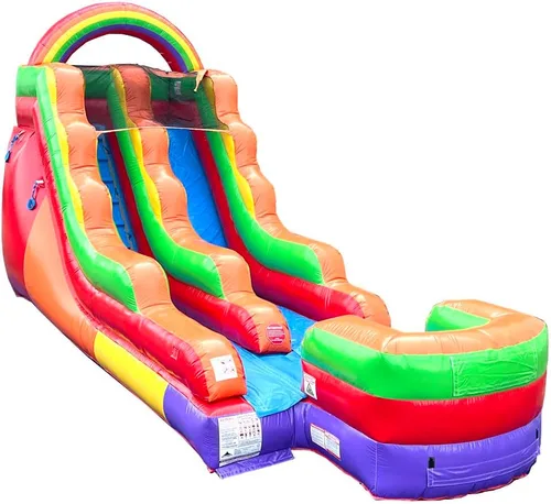 Miniatura 34 de TentandTable Tobogán acuático inflable para niños y adultos, diversión acuática gigante de grado comercial, incluye soplador de aire eléctrico, 35