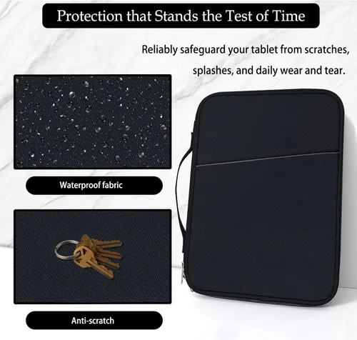 Miniatura 4 de Funda de transporte para tableta de 9 a 11 pulgadas para iPad Pro 11 (2022-2018), iPad 10.9 (10.ª generación), iPad Air (5/4ª generación), Galaxy