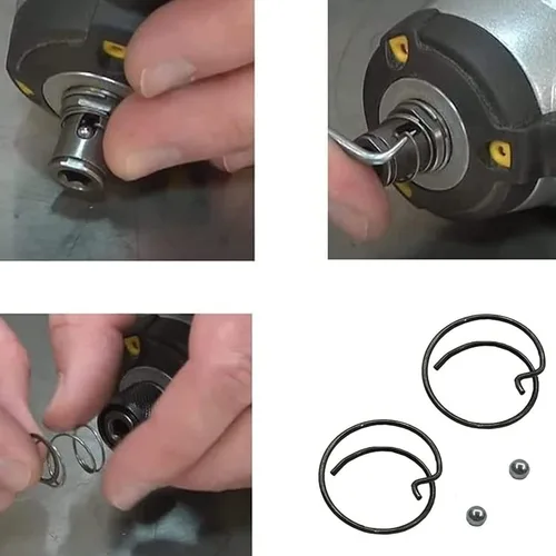 Miniatura 4 de Paquete de 2 resortes N078434 N089668 y bola de acero, apto para DCF805 DCF825 DCF885 DCF886, kit de resorte de destornillador de impacto 2 sets