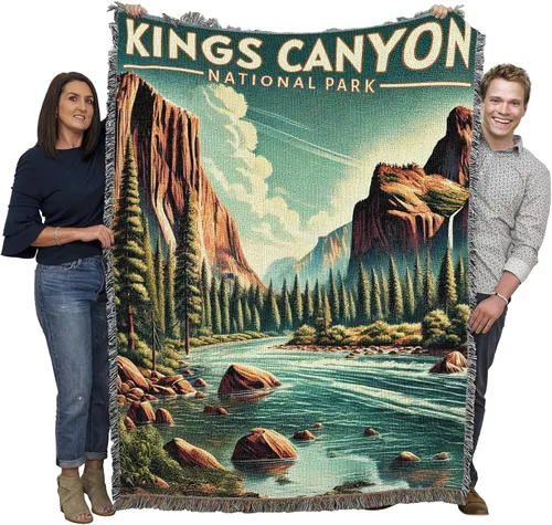 Miniatura 59 de Pure Country Weavers Manta del Parque Nacional Acadia, manta de tapiz de algodón para regalo, fabricada en los Estados Unidos, 72 x 54 pulgadas