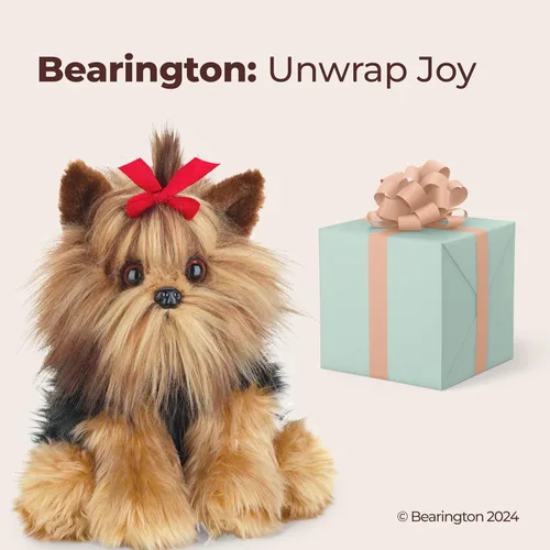 Miniatura 9 de Bearington Terri Cairn Terrier Animal de Peluche - 13" Perro de Peluche Realista con Pelo Suave y Detalles Realistas - Peluche Tierno de Cachorro
