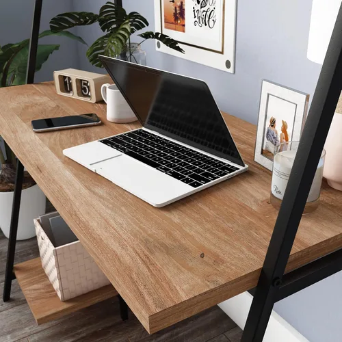 Miniatura 8 de Sauder North Avenue Escritorio para computadora con gabinete, L: 43.07" x W: 20.16" x H: 54.21", Mango Sindoori