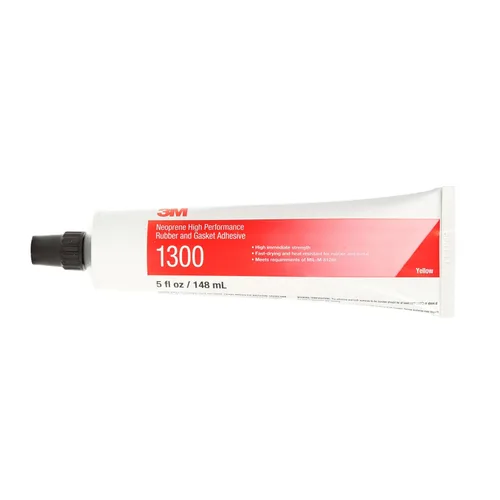 3M Neopreno adhesivo de alto rendimiento para juntas y caucho 1300, color amarillo, grado industrial, resistente, para unión de juntas, tubo de 5 fl