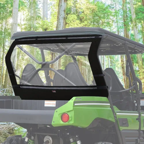 Miniatura 9 de StarknightMT TERYX - Ventana trasera suave, panel de polvo trasero compatible con KAWASAKI TERYX 4 800 2013-2025 a prueba de polvo a prueba