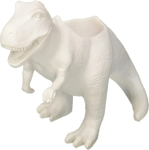 Miniatura 3 de Gift Republic T-Rex - Maceta de dinosaurio divertida para plantas pequeñas, decoración de dormitorio con temática de dinosaurio y accesorio