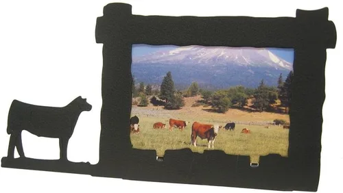 Miniatura 5 de Innovative Fabricators, Inc. American Steel Farm & Ranch - Marco de fotos, tractor de tracción en las cuatro ruedas, paisaje de 5 x 7, fabricado