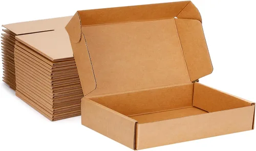 Miniatura 13 de Cajas de envío pequeñas de 6 x 4 x 3 pulgadas, cajas de cartón corrugado negro (paquete de 20) para correo, embalaje, pequeñas empresas y embalaje
