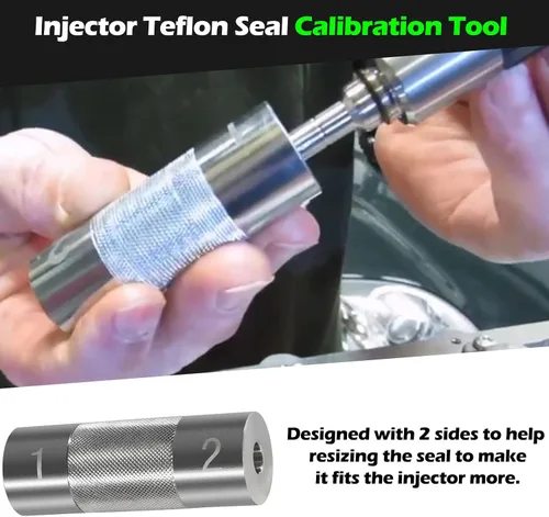 Miniatura 4 de Las herramientas de instalación del sello del inyector de combustible se adaptan a los motores de gasolina Land Rover Jaguar 3.0L y 5.0L, reemplazar