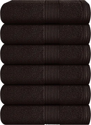 Miniatura 32 de Belizzi Home Toallas de Baño Extragrandes Premium de Algodón Paquete de 2, 35x70 - 100% Algodón Puro - Ideal para Uso Diario - Ultra Suave y Morado