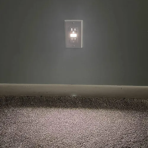 Miniatura 5 de Luz nocturna TR Wall Outlet&Interruptor de luz Sigle Pole iluminado(4+2)