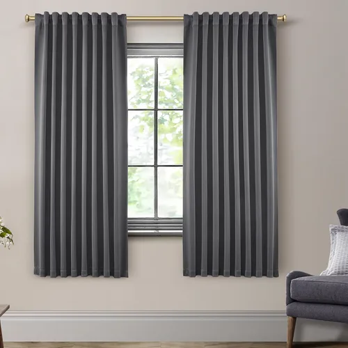 Miniatura 13 de SHINELAND Cortinas opacas cortas para ventanas de dormitorio, cortinas de baño, 45 pulgadas de largo