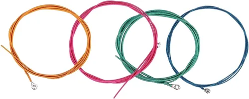 Miniatura 5 de Cuerdas de bajo, Cuerdas de Bajo Portátil Cuerdas de Bajo Bajo Cuatro Colores Cuerdas De Bajo Eléctrico, Para Bajo Principiante Banda De Instrumento