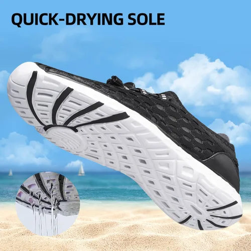 Miniatura 2 de DOUSSPRT Zapatos acuáticos deportivos de secado rápido para mujer