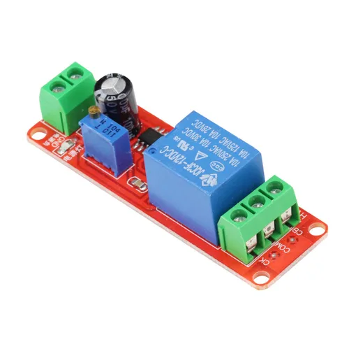 Miniatura 4 de 3 unids NE555 DC 12V 0-10 segundos temporizador de retardo ajustable relé interruptor módulo convertidor corriente constante para sistema de control
