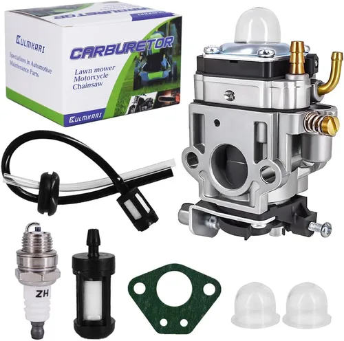 Kit de carburador compatible con scooter de 43cc 47cc 49cc 50cc, motocicleta dirt bike, mini motocicleta de bolsillo, motor de 2 tiempos de 15mm