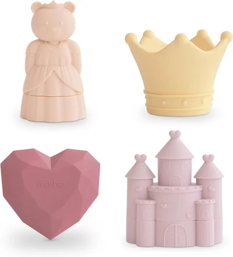 Miniatura 14 de mushie Vehículos Juguetes de baño para niños pequeños 100% silicona de grado alimenticio Libre de moho, paquete de 4