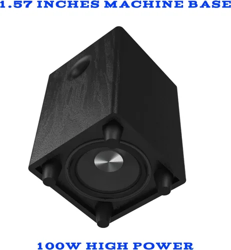 Miniatura 4 de Subwoofer pasivo de 6.5 pulgadas, potencia de 100 W, graves pesados, potente sonido, fibra sintética, material de madera, altavoz pasivo para cine