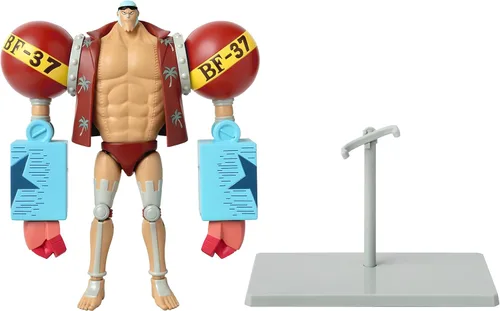 Miniatura 6 de BANDAI Figuras de una pieza Franky Figura de acción Figura articulada de 6.7 in con soporte de exhibición de accesorios Regalo de juguetes
