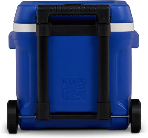 Miniatura 4 de Igloo Enfriadores duros Serie Profile II Baúles de hielo aislados Enfriador de rodillos con ruedas Azul 42-Can