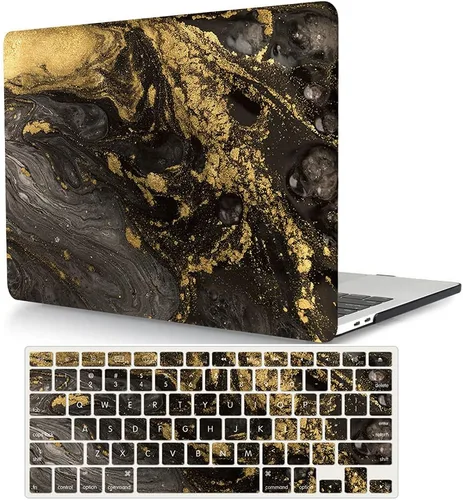 Funda compatible con MacBook Air de 13 pulgadas (versión anterior 2010-2017, modelos: A1369 y A1466), cubierta protectora de plástico duro y funda