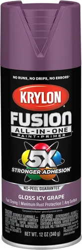 Miniatura 78 de Krylon K02753007 Fusion - Pintura en aerosol todo en uno para interiores y exteriores, color blanco satinado, 12 onzas (paquete de 2)