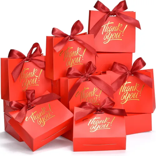 Miniatura 11 de EQOREIIN Bolsas de regalo pequeñas, paquete de 25 bolsas de regalo de 4.5 x 1.8 x 3.9 pulgadas, mini bolsas de agradecimiento de papel kraft negro