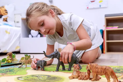Miniatura 8 de Papo - Figura realista de cocodrilo - A partir de 3 años - Colección Wild Life - Reptiles educativos de pantano - Juguete de idea de regalo