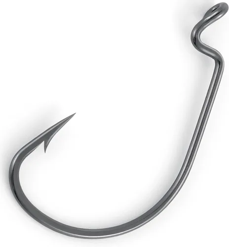 Dr.Fish EWG - Ganchos para pesca de lubina, extra ancho, para pesca de agua dulce, carolina/Texas Rig