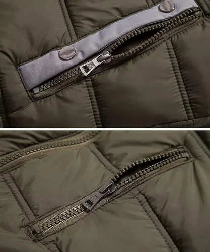 Miniatura 8 de Msmsse Chalecos de invierno para hombre ropa de abrigo extraíble con capucha