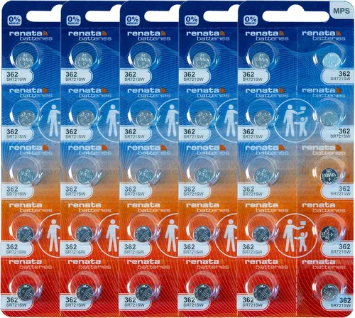 Miniatura 8 de Renata 362 SR721SW Baterías – 1.55 V Óxido de Plata 362 Batería de reloj (2 unidades)