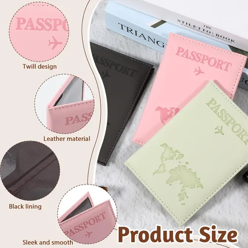 Miniatura 3 de Funda para pasaporte, funda para pasaporte, funda para pasaporte, protector de pasaporte, artículos esenciales para mujeres y hombres, accesorios